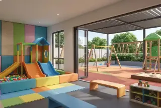 Kids Play Area at Godrej River Royale